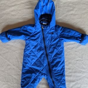 North Face insulated 6-12 month snowsuit